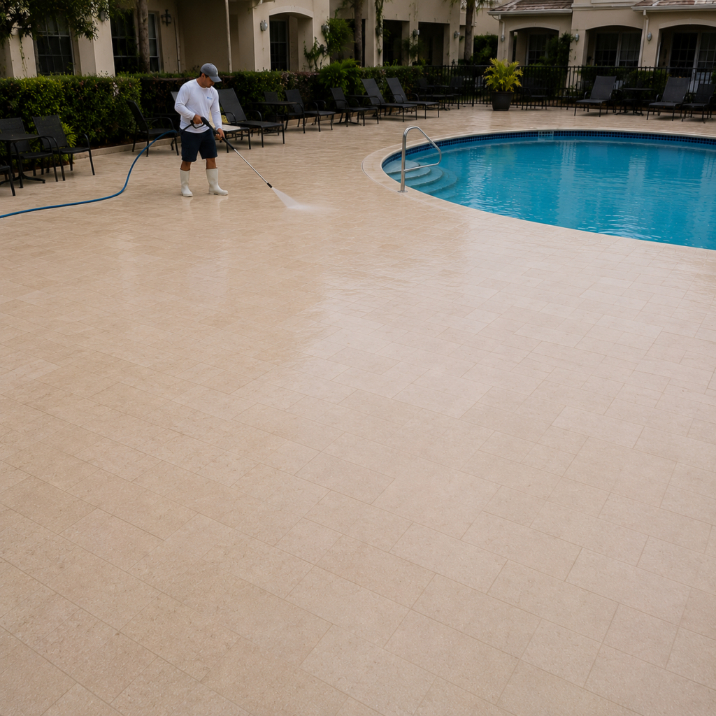 Professional Pool Deck Cleaning in Hartford CT