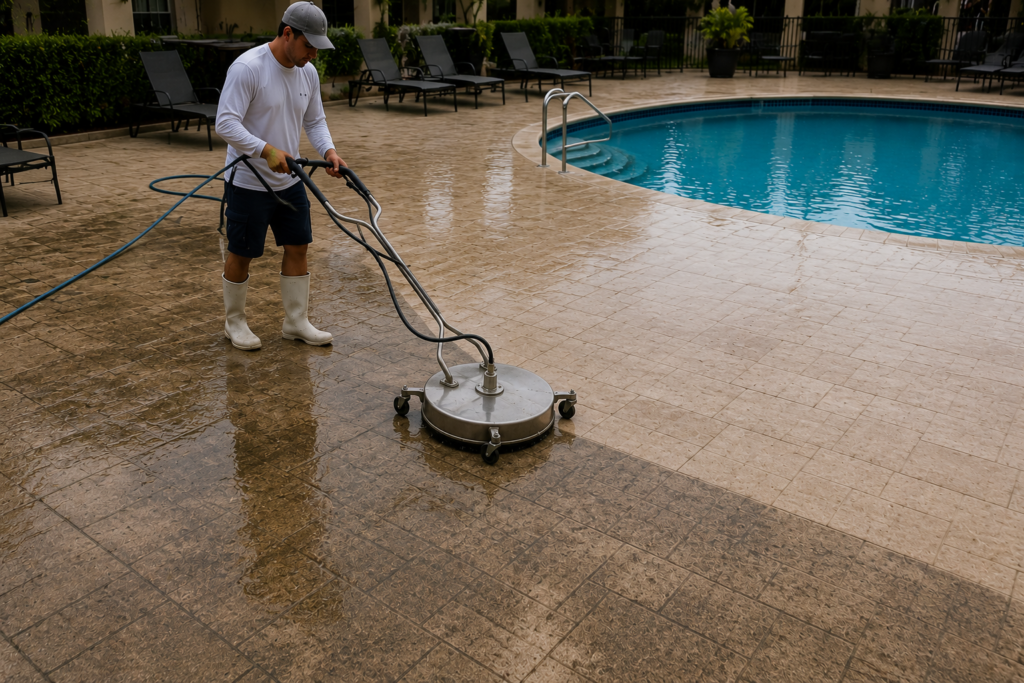 Professional Pool Deck Cleaning in Hartford CT