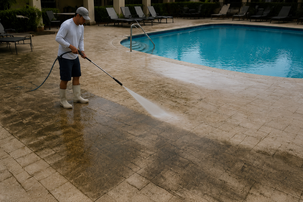 Professional Pool Deck Cleaning in Hartford CT