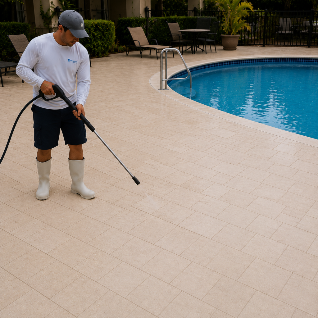 Professional Pool Deck Cleaning in Hartford CT