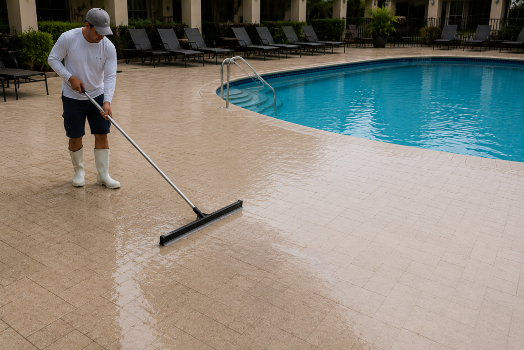 Professional Pool Deck Cleaning in Hartford CT