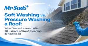 Soft Washing vs Pressure Washing a Roof in Kingwood, TX | Roof Cleaning Guide 2026