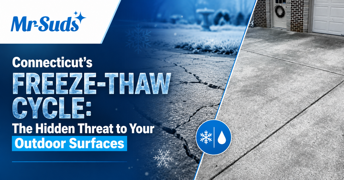 Connecticut's Freeze-Thaw Cycle: The Hidden Threat to Your Outdoor Surfaces | Mr-Suds