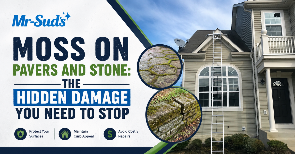 Moss on Pavers and Stone: The Hidden Damage You Need to Stop | Mr-Suds