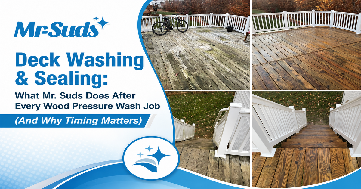 Deck Washing & Sealing Guide: When to Seal After Pressure Washing | Mr. Suds