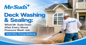 Best Time to Pressure Wash Your Home in Kingwood, TX | Mr. Suds