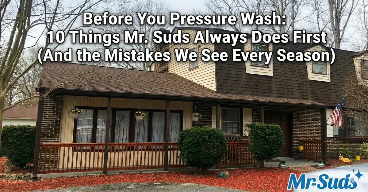 What to Do Before Pressure Washing: A Pro's 10-Step Prep
