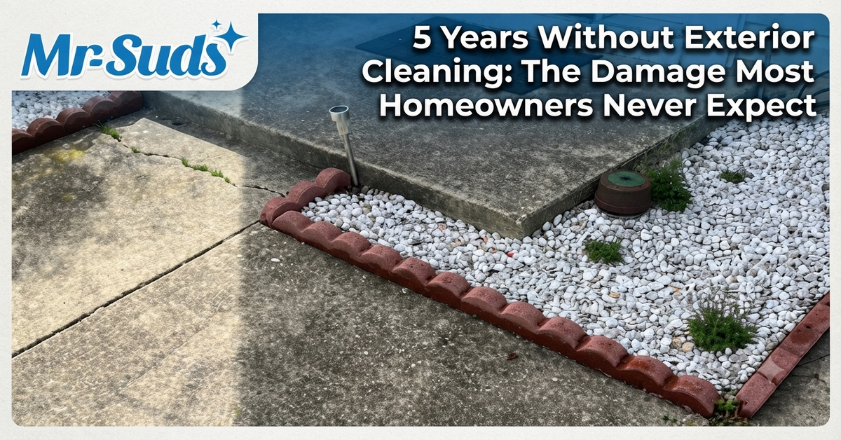 5 Years Without Exterior Cleaning: The Damage Most Homeowners Never Expect | Mr-Suds