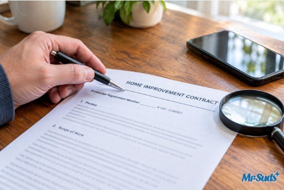 Home Improvement Contract Review mr suds