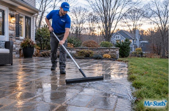 Mr-Suds Patio Cleaning at Sunset