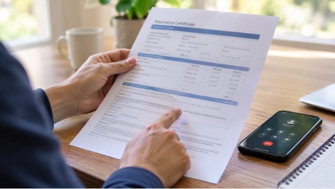 Reviewing an Insurance Document