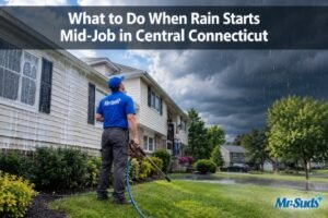 What to Do When Rain Starts Mid-Job in Central Connecticut