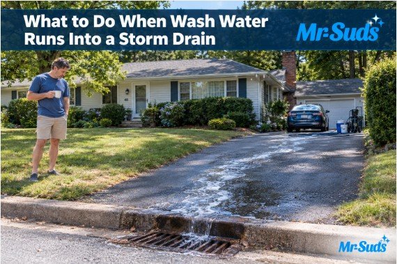 What to Do When Wash Water Runs Into a Storm Drain