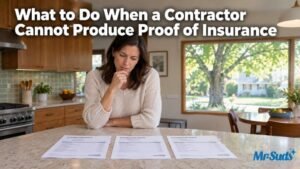 What to Do When a Contractor Cannot Produce Proof of Insurance