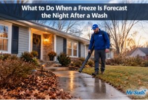 What to Do When a Freeze Is Forecast the Night After a Wash