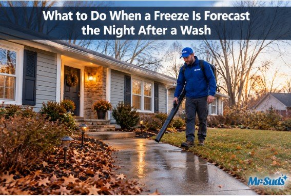 What to Do When a Freeze Is Forecast the Night After a Wash