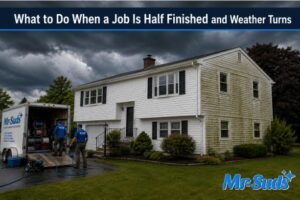 What to Do When a Job Is Half Finished and Weather Turns