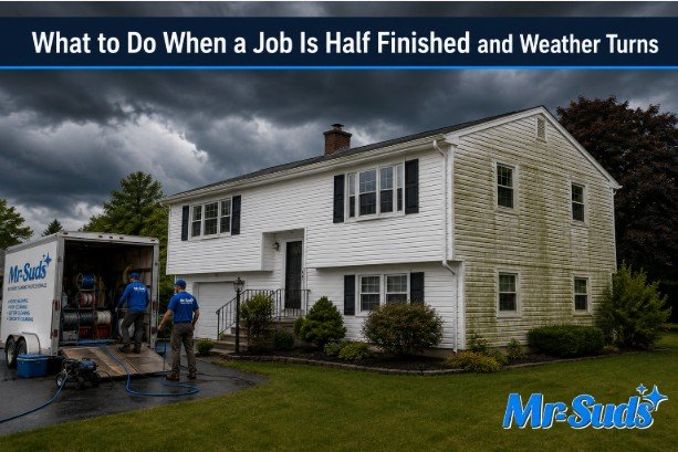 What to Do When a Job Is Half Finished and Weather Turns