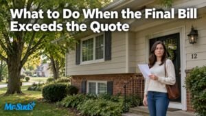 What to Do When the Final Bill Exceeds the Quote